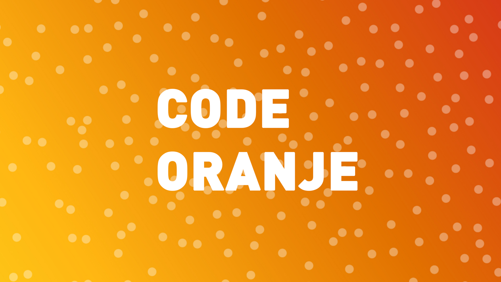 code oranje