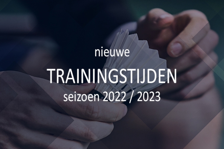 trainingstijden