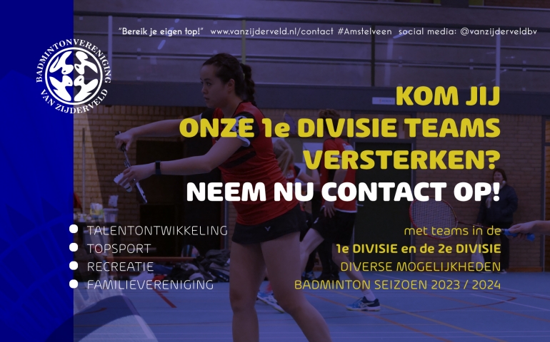Kom spelen bij Van Zijderveld
